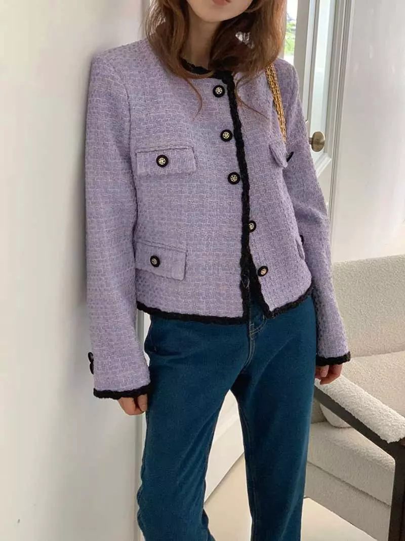 Jkichi - Korean Women Fashion - #momslook - Anna Twid Jacket - 3