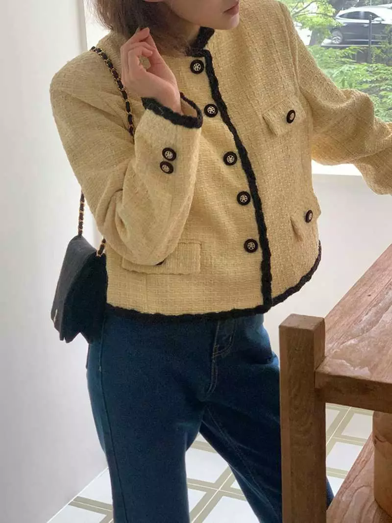Jkichi - Korean Women Fashion - #momslook - Anna Twid Jacket - 8
