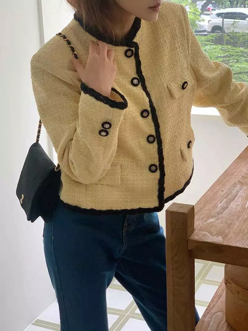 Jkichi - Korean Women Fashion - #momslook - Anna Twid Jacket - 9