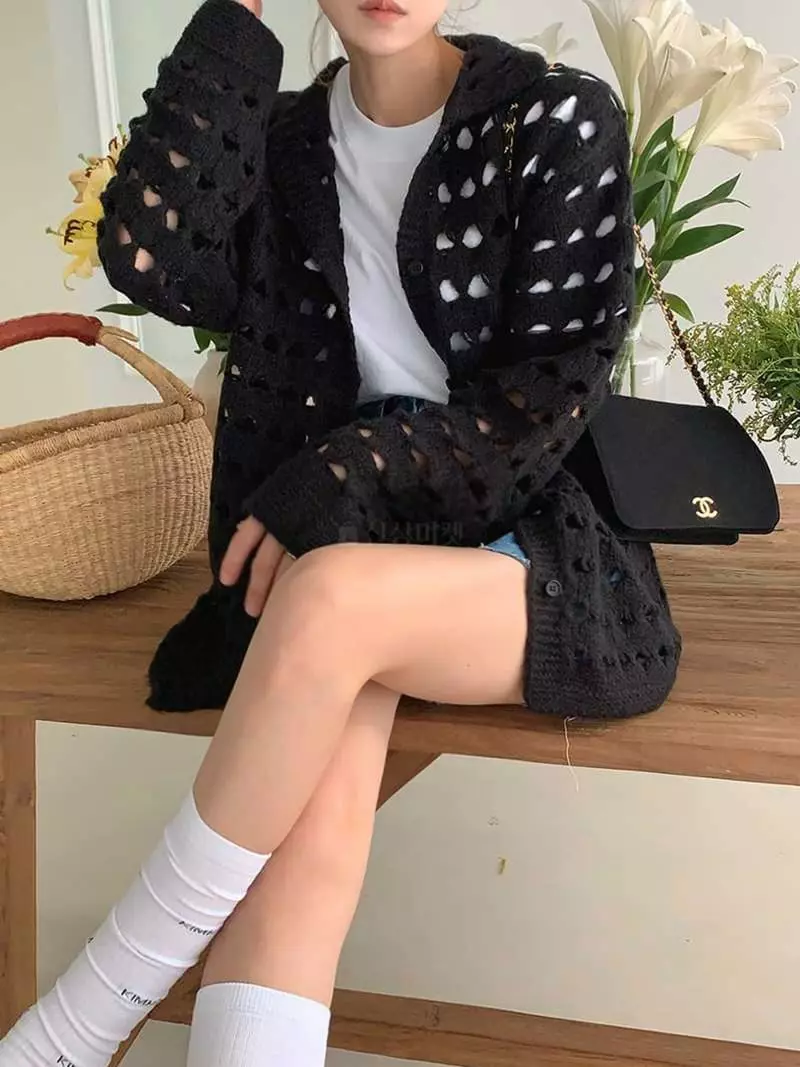 Jkichi - Korean Women Fashion - #momslook - SCSI Cardigan - 7