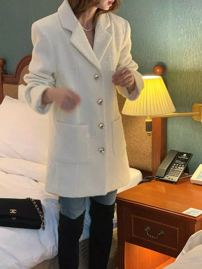 Jkichi - Korean Women Fashion - #momslook - Bold Twid  Jacket - 3