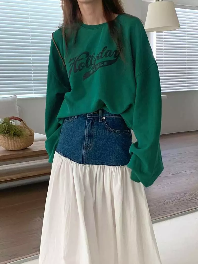Jkichi - Korean Women Fashion - #momslook - Magic Holly Sweatshirt - 9
