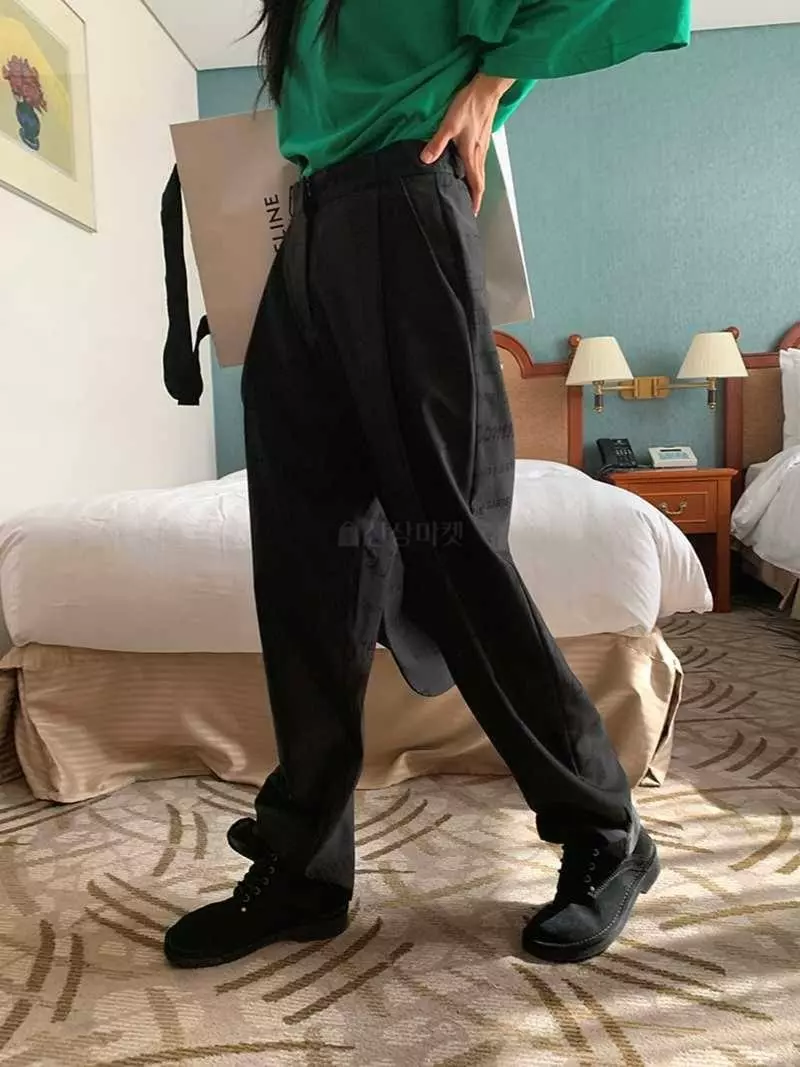 Jkichi - Korean Women Fashion - #momslook - Logo Set Pants - 6