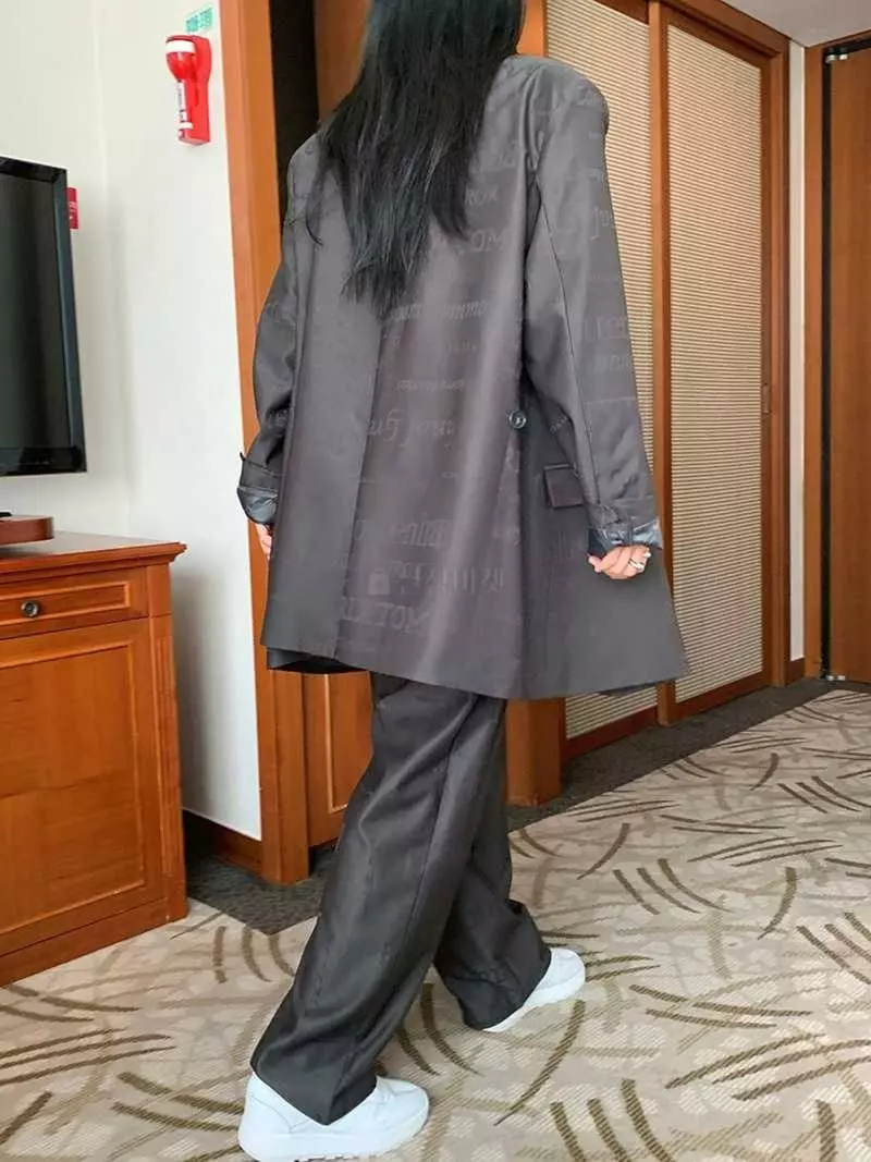 Jkichi - Korean Women Fashion - #momslook - Logo Set Jacket  - 9