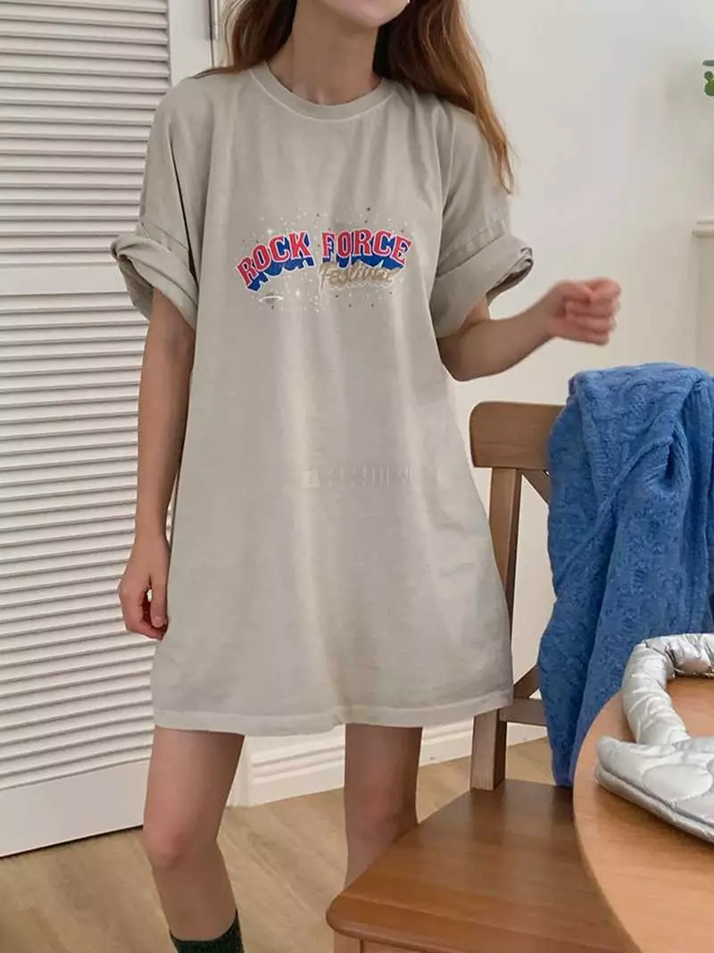 Jkichi - Korean Women Fashion - #momslook - Rock Pos Tee - 8