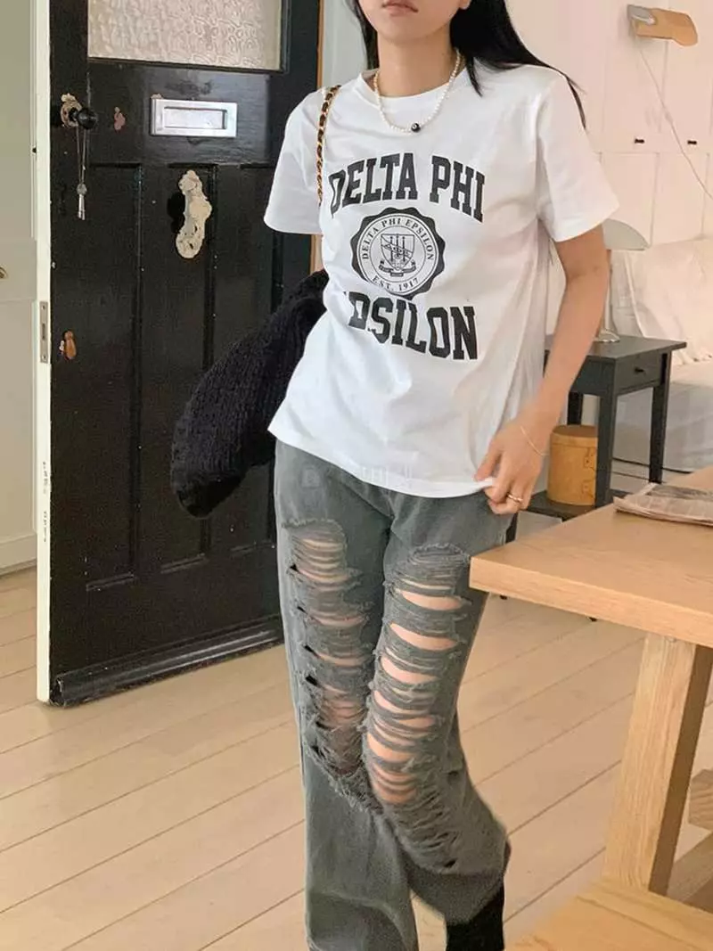 Jkichi - Korean Women Fashion - #momslook - Delta Tee - 3