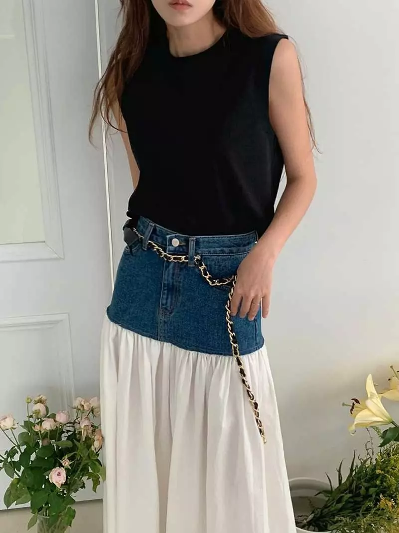 Jkichi - Korean Women Fashion - #momslook - 1038 Layered Skirt - 10