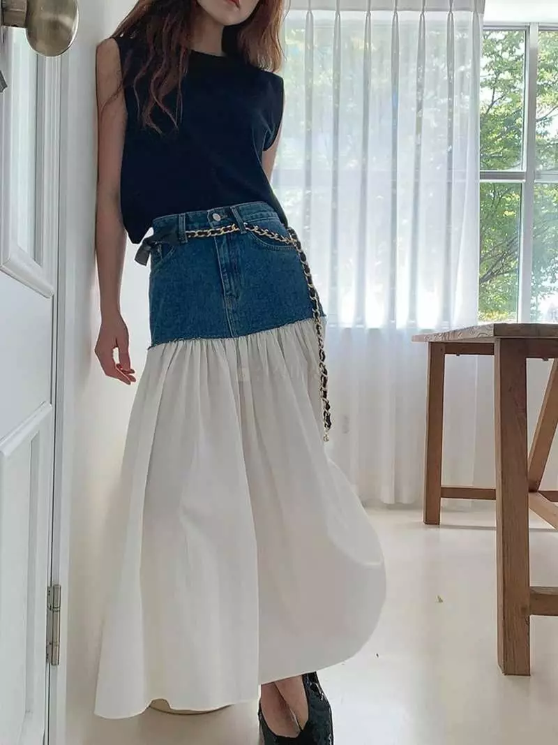 Jkichi - Korean Women Fashion - #momslook - 1038 Layered Skirt - 2