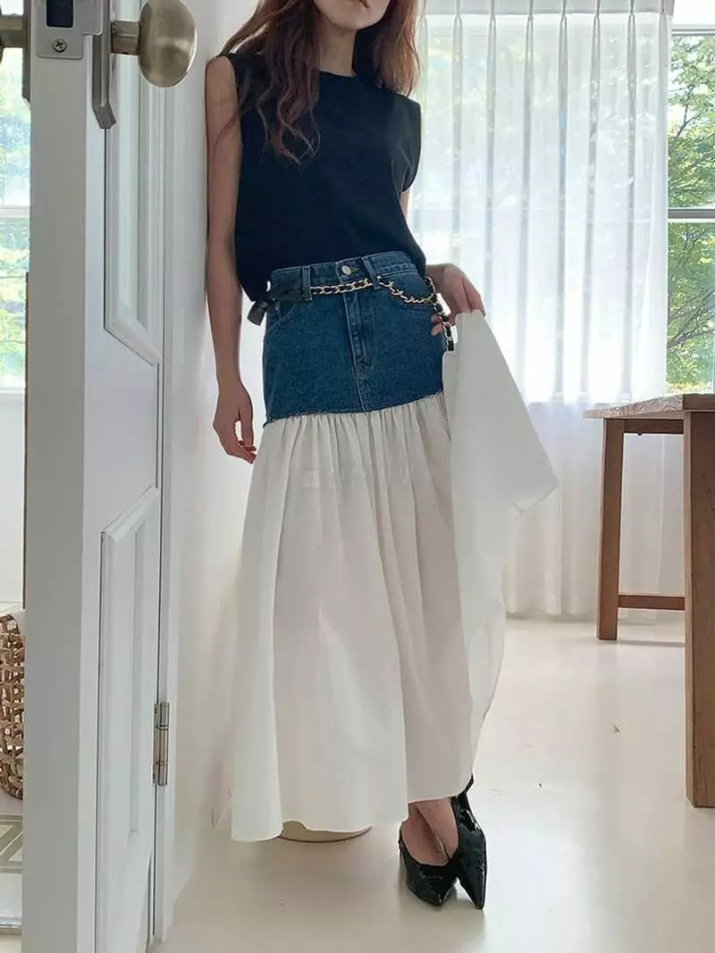Jkichi - Korean Women Fashion - #womensfashion - 1038 Layered Skirt - 4