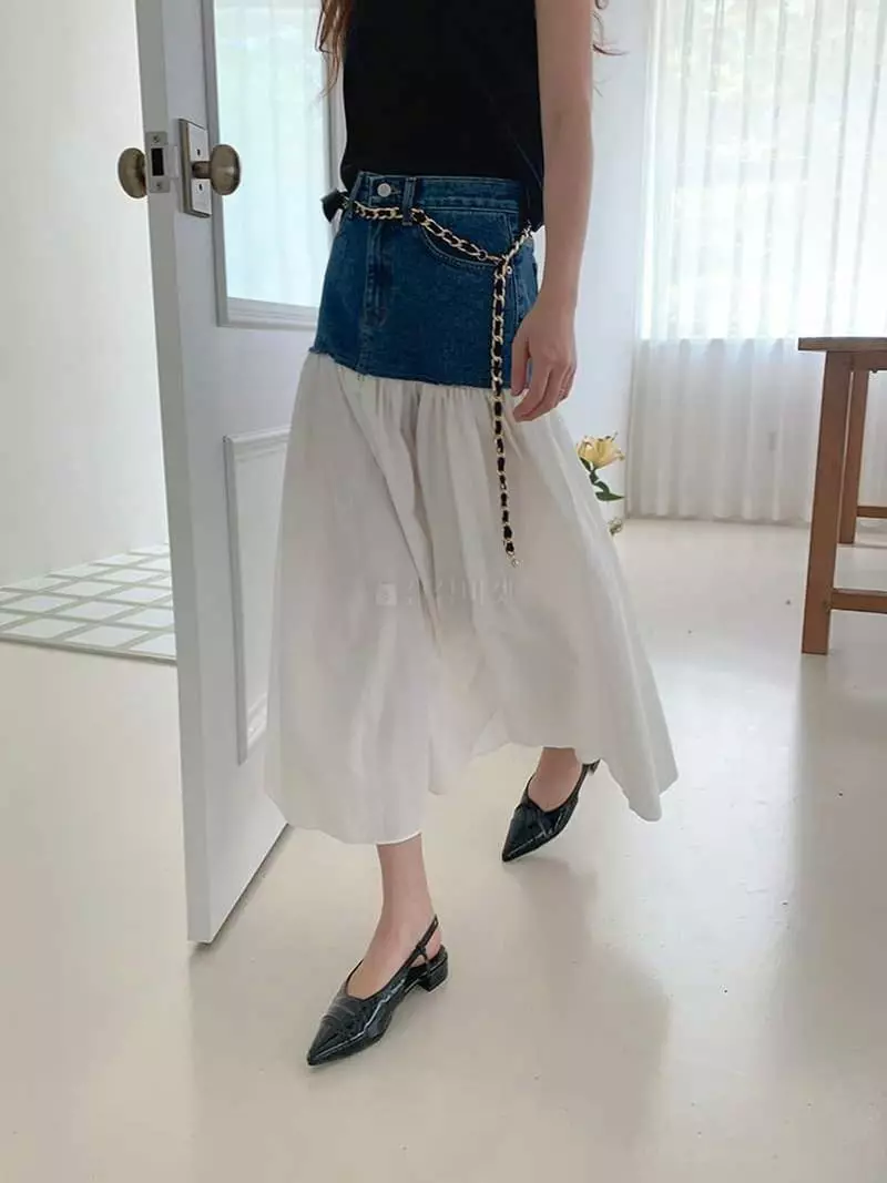 Jkichi - Korean Women Fashion - #momslook - 1038 Layered Skirt - 6