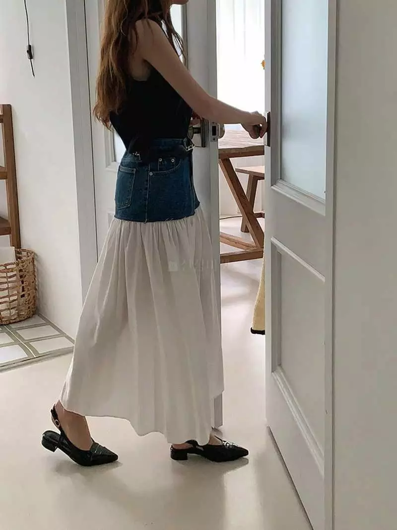 Jkichi - Korean Women Fashion - #momslook - 1038 Layered Skirt - 8
