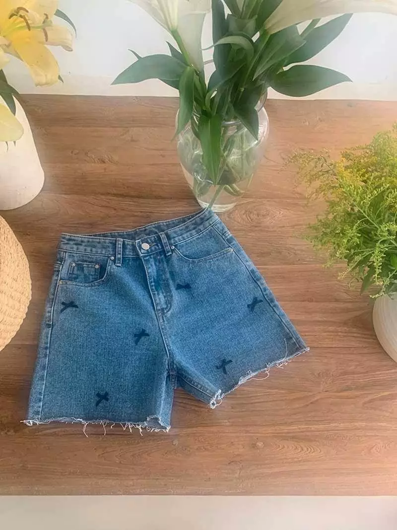 Jkichi - Korean Women Fashion - #momslook - 102 Ribbon Shorts - 8