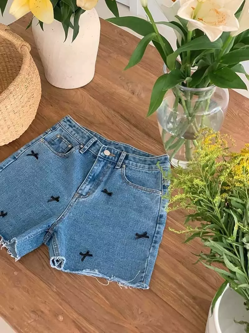 Jkichi - Korean Women Fashion - #momslook - 102 Ribbon Shorts - 9