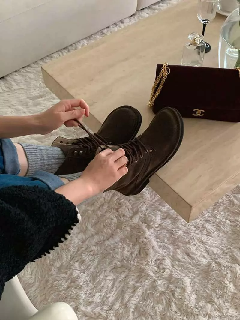 Jkichi - Korean Women Fashion - #pursuepretty - Suede Walker - 11