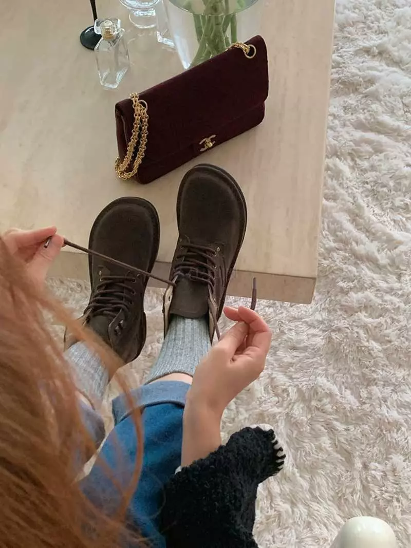 Jkichi - Korean Women Fashion - #restrostyle - Suede Walker - 12