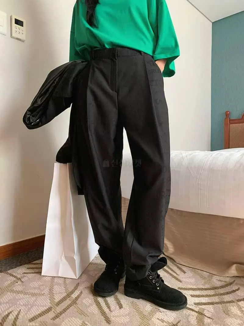 Jkichi - Korean Women Fashion - #restrostyle - Logo Set Pants