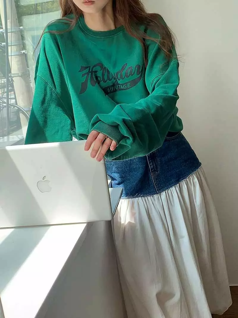 Jkichi - Korean Women Fashion - #romanticstyle - Magic Holly Sweatshirt - 5
