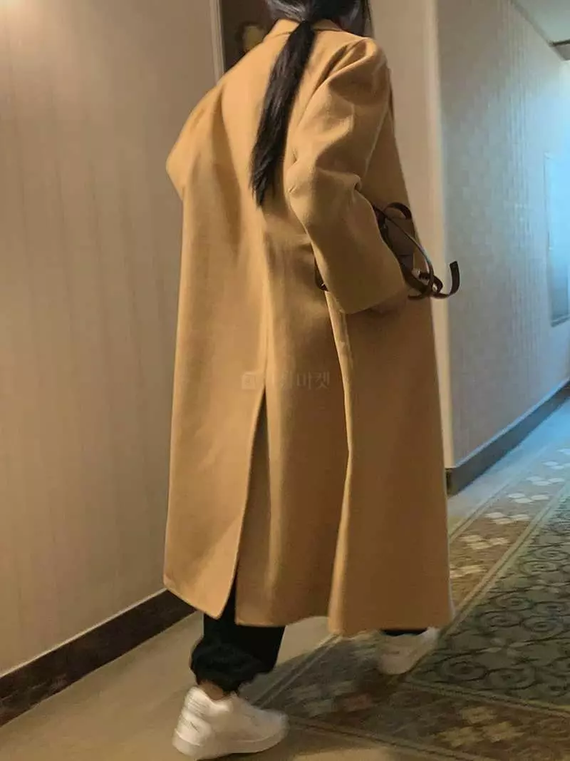 Jkichi - Korean Women Fashion - #thelittlethings - Long Shoulder Coat - 6
