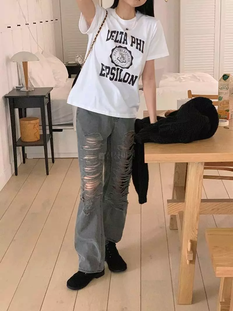 Jkichi - Korean Women Fashion - #thelittlethings - Delta Tee - 2