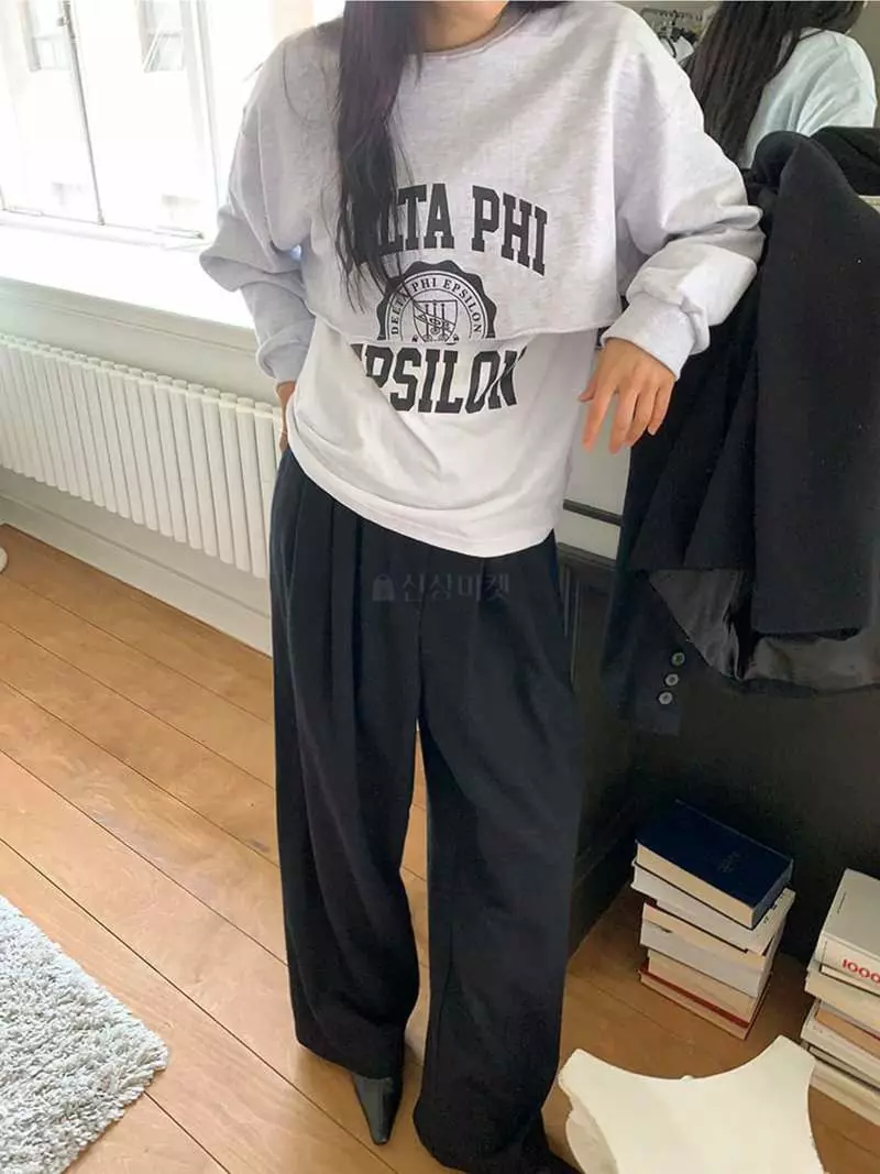 Jkichi - Korean Women Fashion - #thelittlethings - Delta Sweatshirt