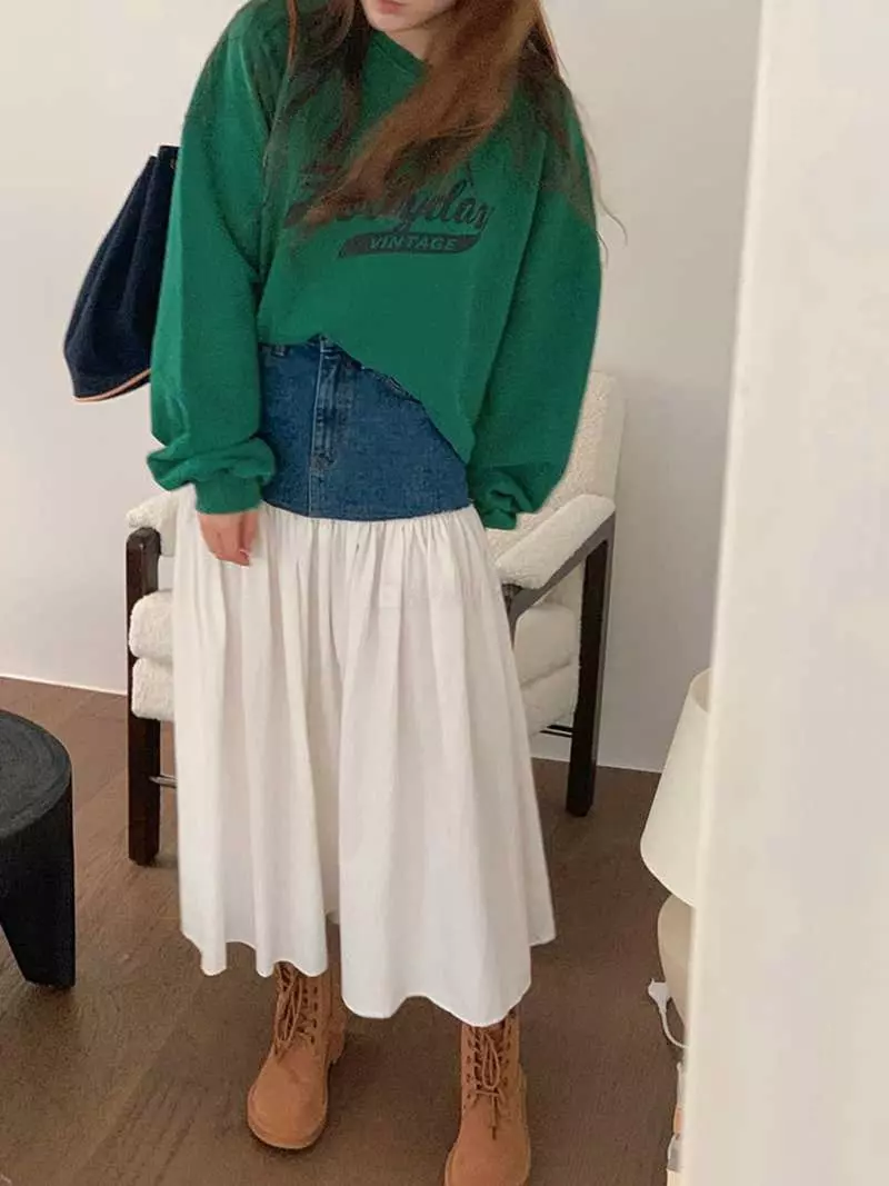 Jkichi - Korean Women Fashion - #vintageinspired - Magic Holly Sweatshirt