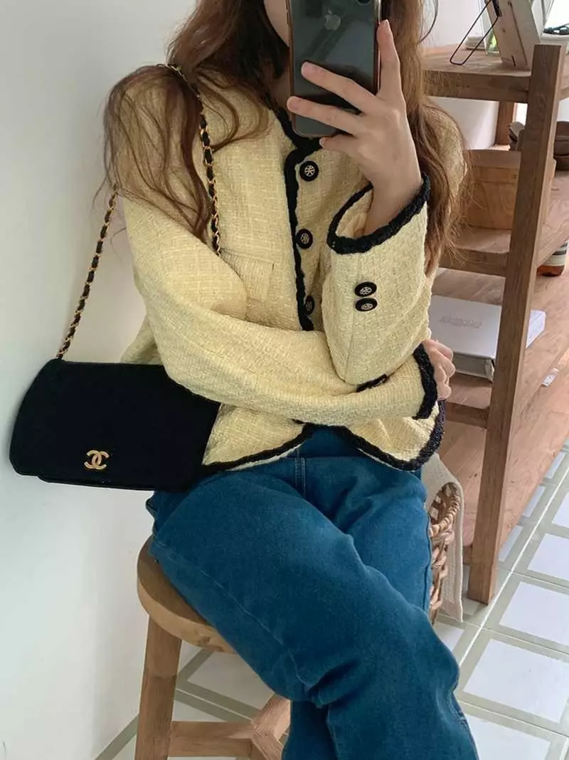 Jkichi - Korean Women Fashion - #vintagekidsstyle - Anna Twid Jacket - 12
