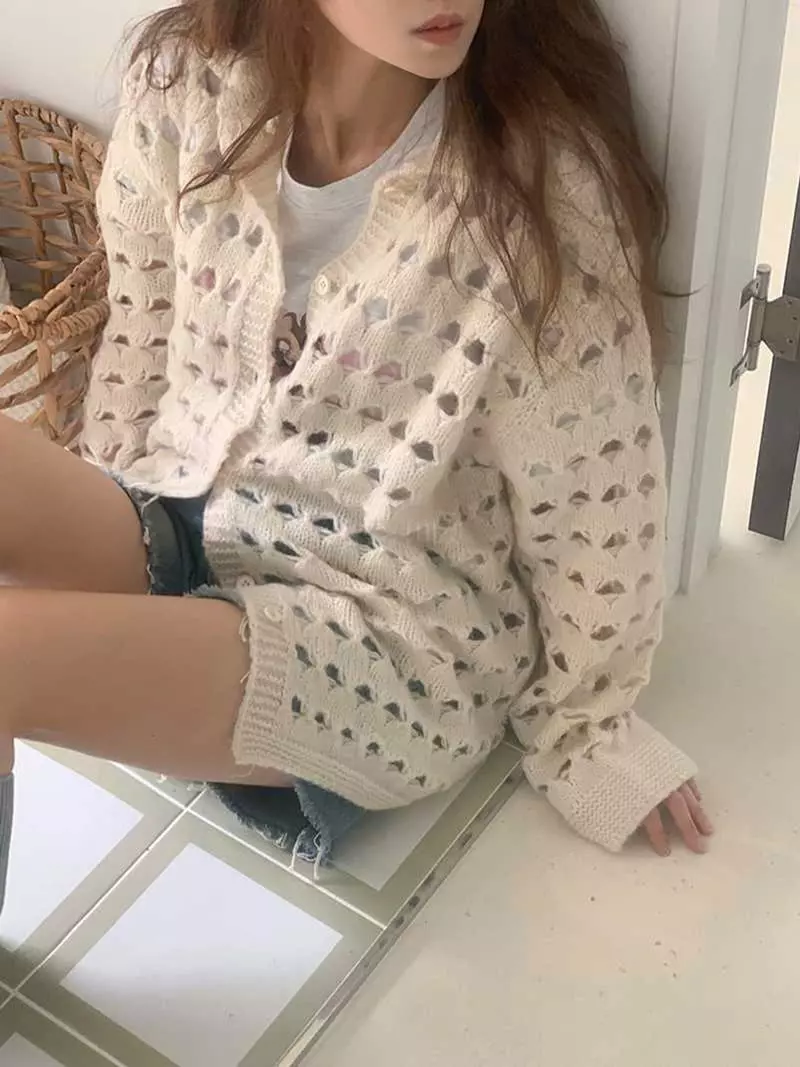 Jkichi - Korean Women Fashion - #vintagekidsstyle - SCSI Cardigan - 11