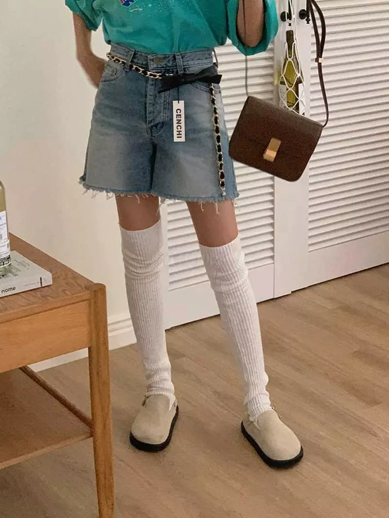 Jkichi - Korean Women Fashion - #vintagekidsstyle - Ribbon Chain Belt