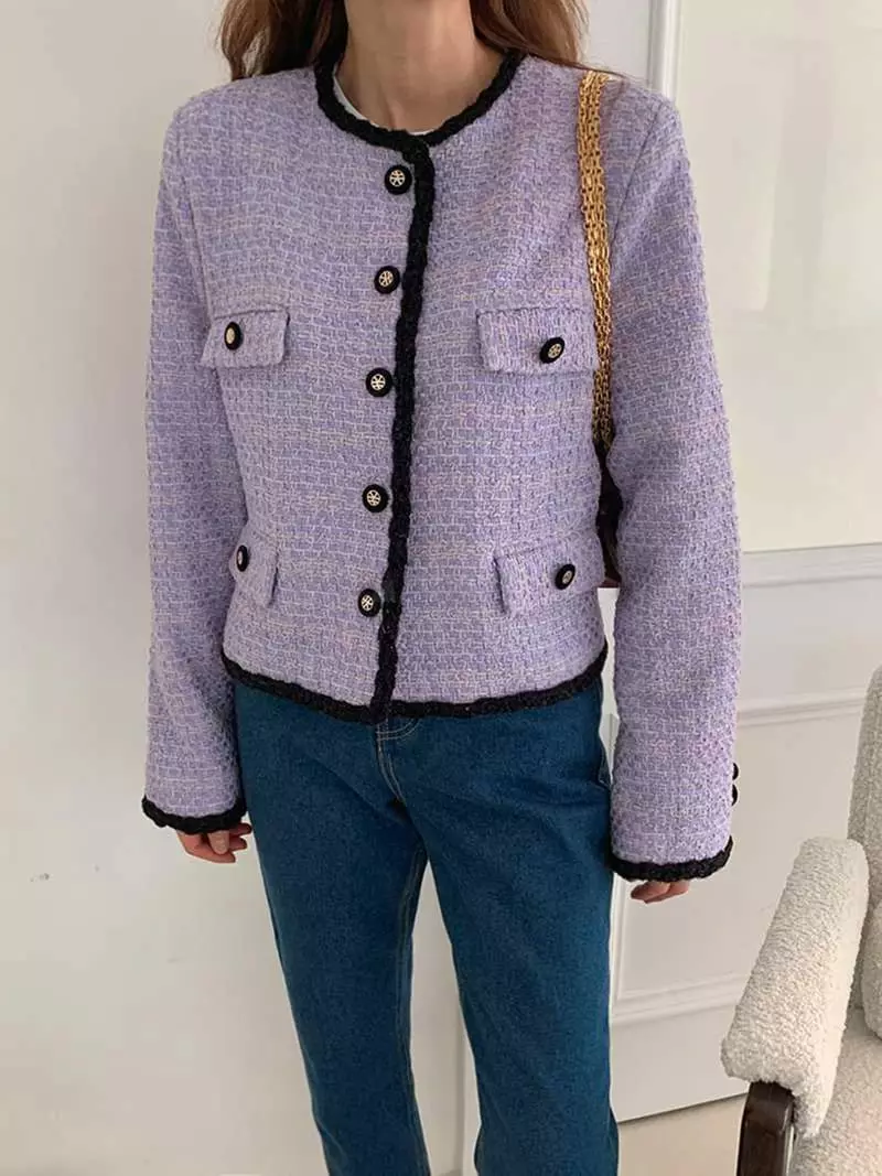 Jkichi - Korean Women Fashion - #momslook - Anna Twid Jacket - 4