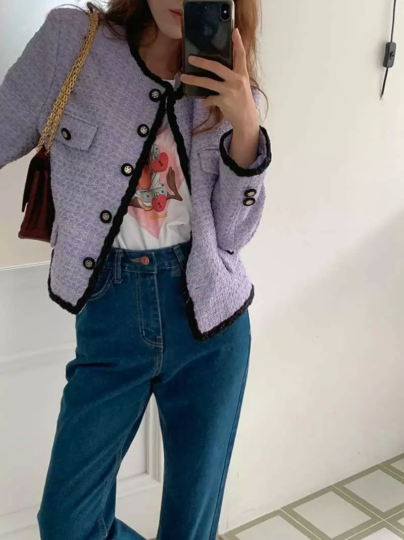 Jkichi - Korean Women Fashion - #womensfashion - Anna Twid Jacket - 6