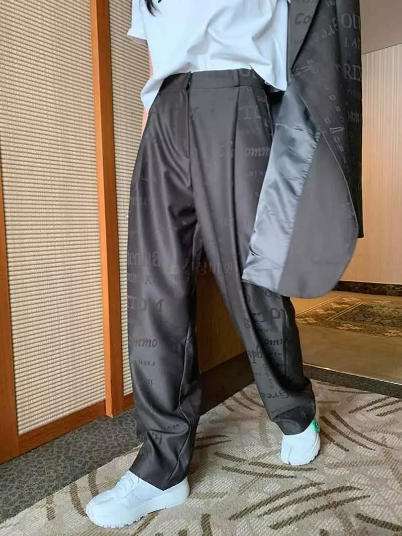 Jkichi - Korean Women Fashion - #womensfashion - Logo Set Pants - 11
