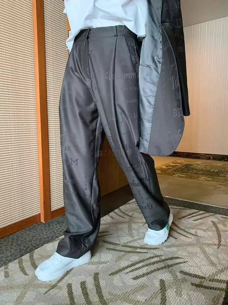 Jkichi - Korean Women Fashion - #womensfashion - Logo Set Pants - 9