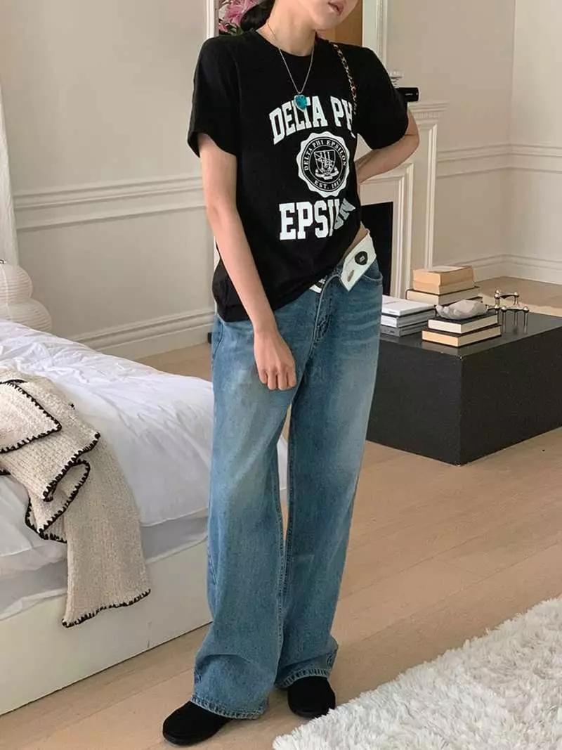 Jkichi - Korean Women Fashion - #womensfashion - Delta Tee - 10