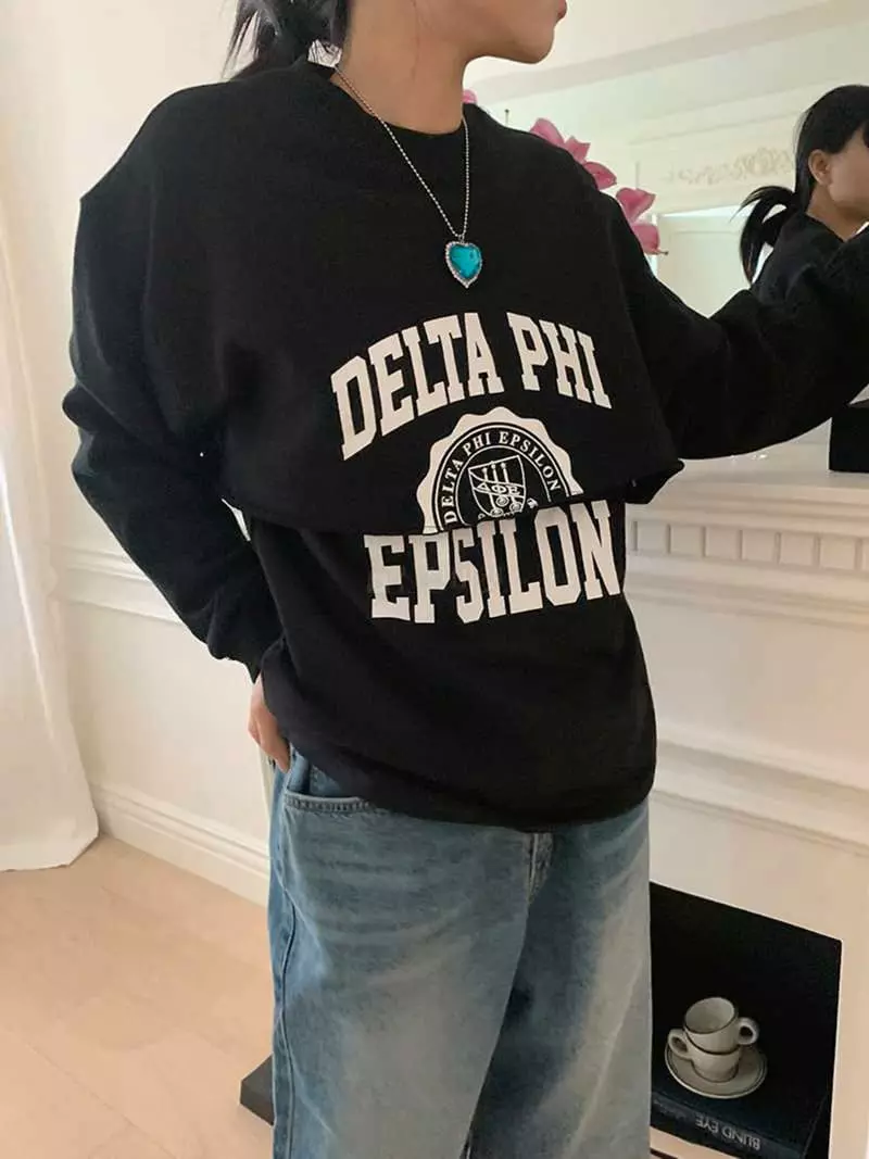 Jkichi - Korean Women Fashion - #womensfashion - Delta Sweatshirt - 9