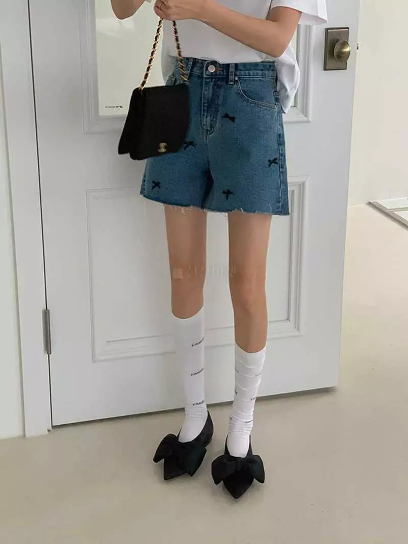 Jkichi - Korean Women Fashion - #womensfashion - 102 Ribbon Shorts