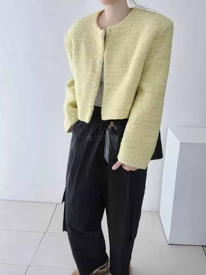 Jshop - Korean Women Fashion - #momslook - Twid Jacket - 2