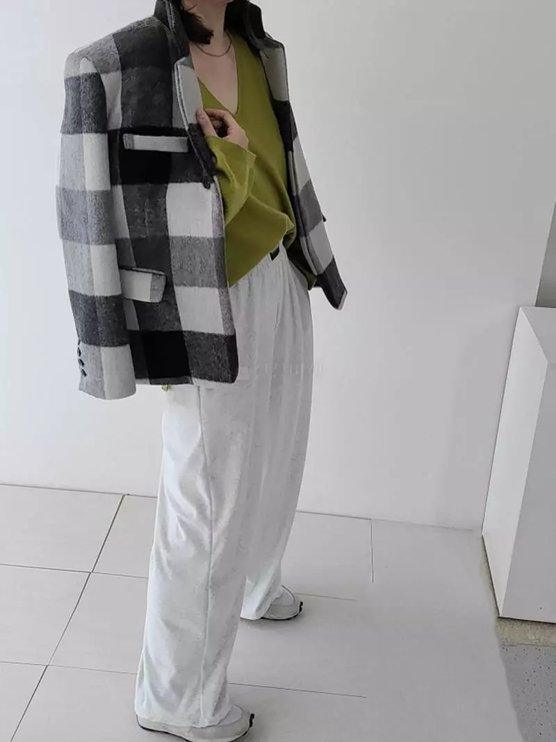 Jshop - Korean Women Fashion - #thelittlethings - Check Jacket - 2