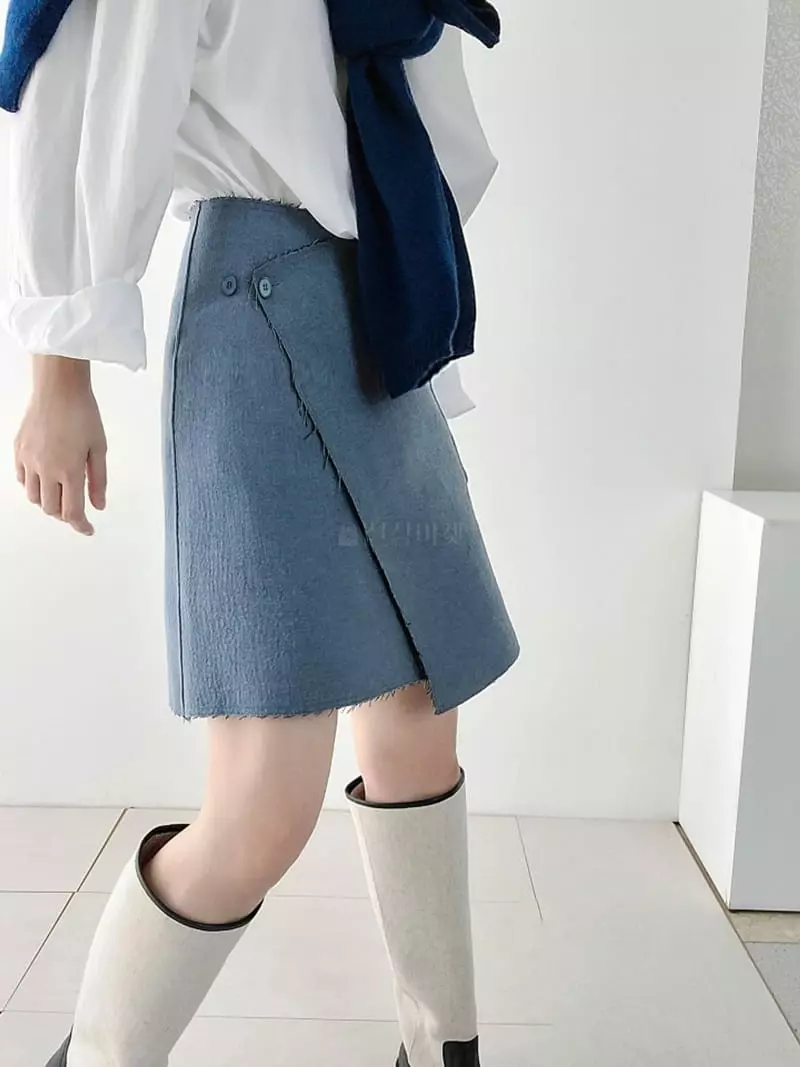 Jshop - Korean Women Fashion - #womensfashion - Double Wrap Skirt - 11