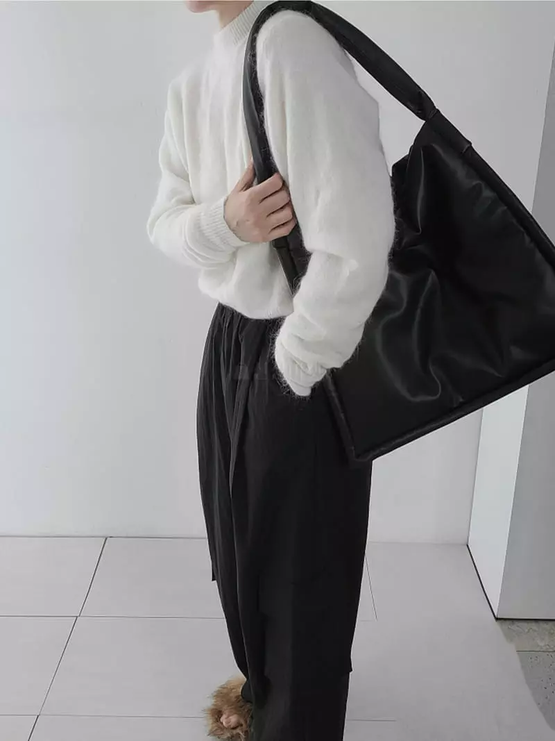 Jshop - Korean Women Fashion - #womensfashion - Square Padded Shoulder Bag - 6