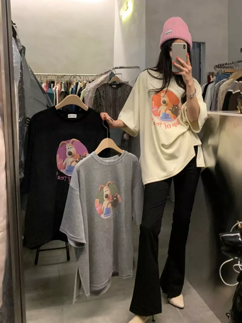 Jupiter - Korean Women Fashion - #momslook - Romit Tee - 3