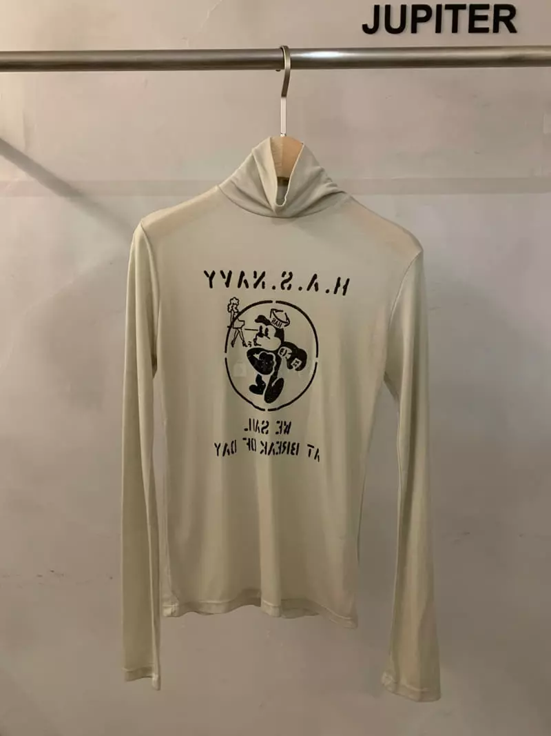 Jupiter - Korean Women Fashion - #vintagekidsstyle - Hass Turtleneck Tee - 5