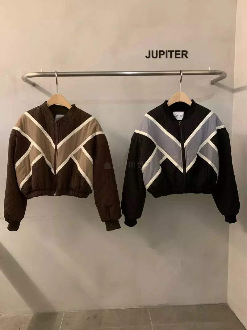 Jupiter - Korean Women Fashion - #womensfashion - V Quilting Jumper