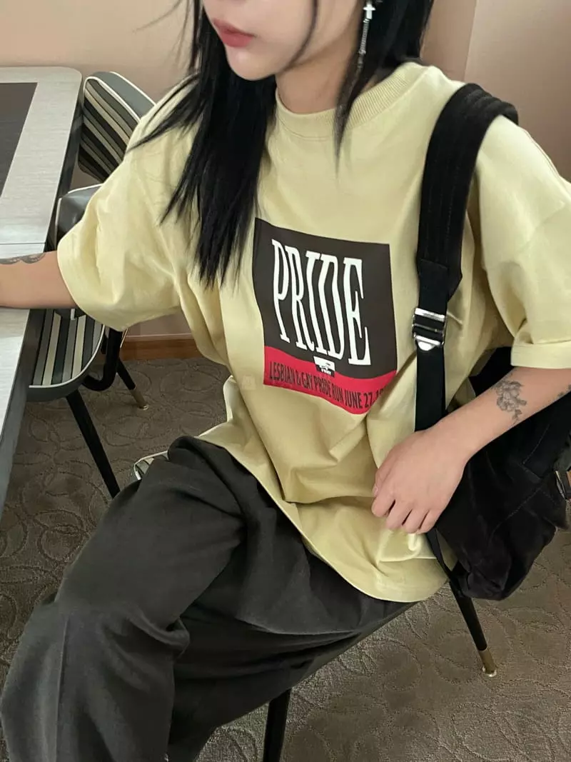 Kare - Korean Women Fashion - #momslook - Pride Tee - 6