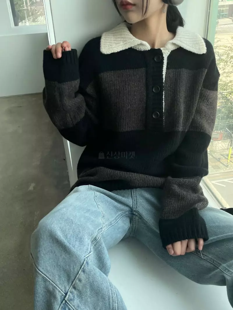 Kare - Korean Women Fashion - #momslook - Tom Knit Tee - 10