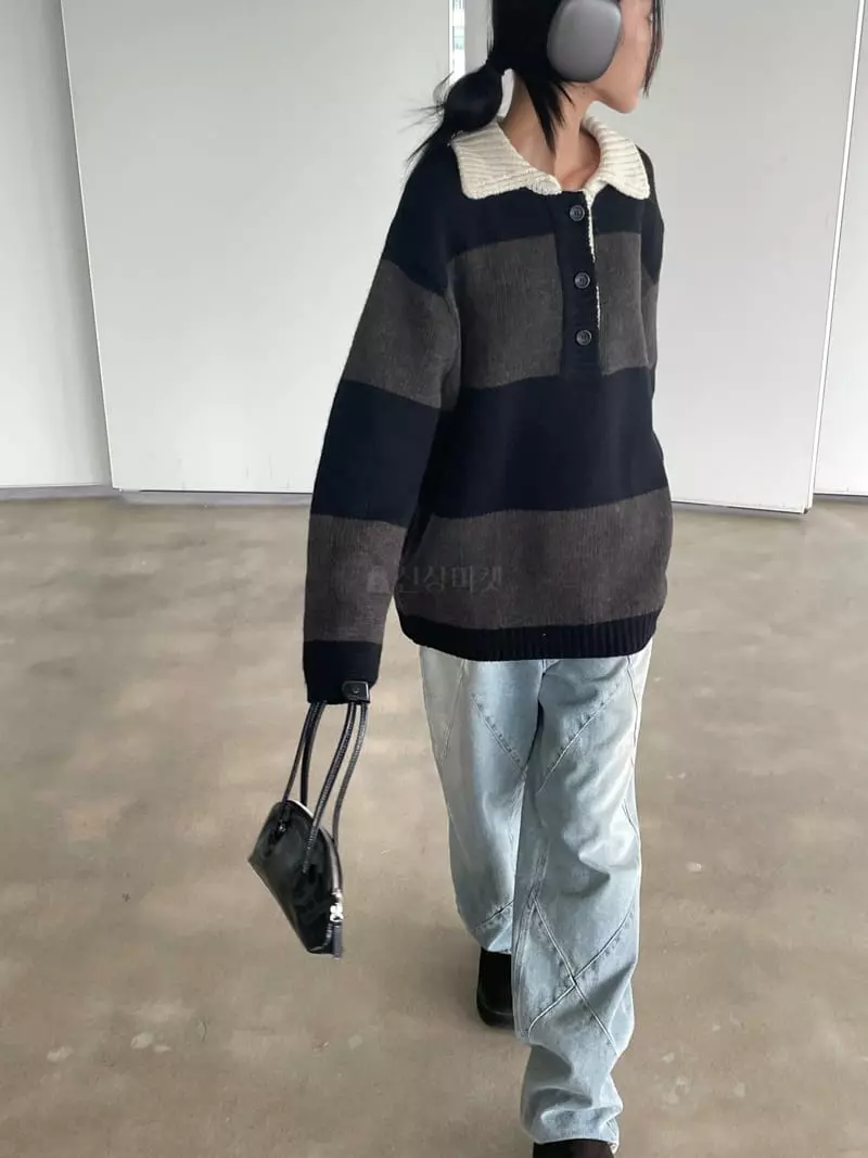 Kare - Korean Women Fashion - #momslook - Tom Knit Tee - 12