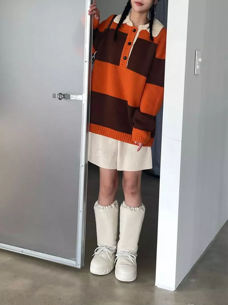 Kare - Korean Women Fashion - #womensfashion - Tom Knit Tee - 4
