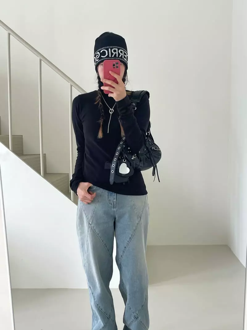 Kare - Korean Women Fashion - #momslook - Cozy Tee - 9