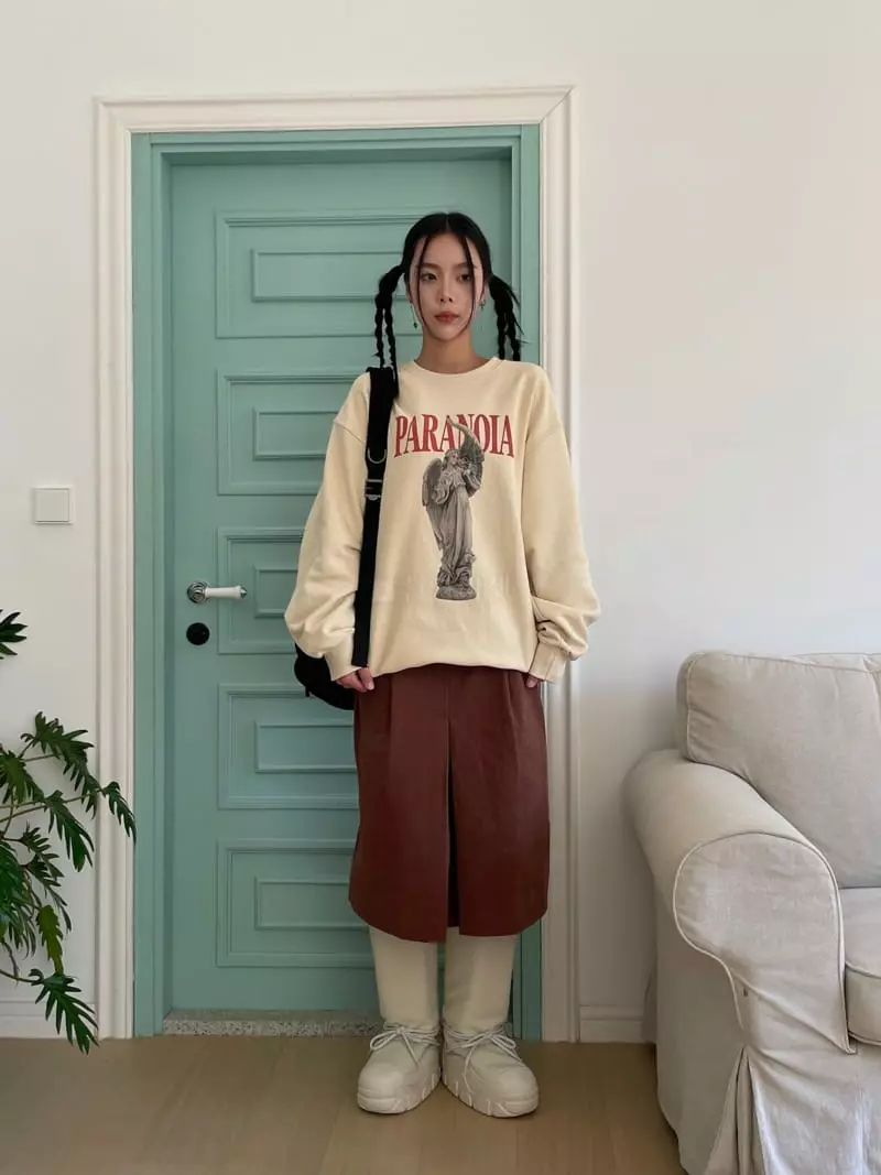 Kare - Korean Women Fashion - #momslook - Edd Sweatshirt - 5