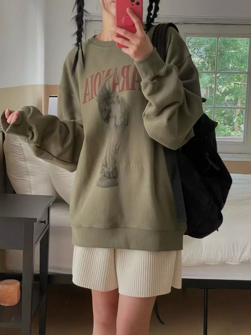 Kare - Korean Women Fashion - #momslook - Edd Sweatshirt - 8