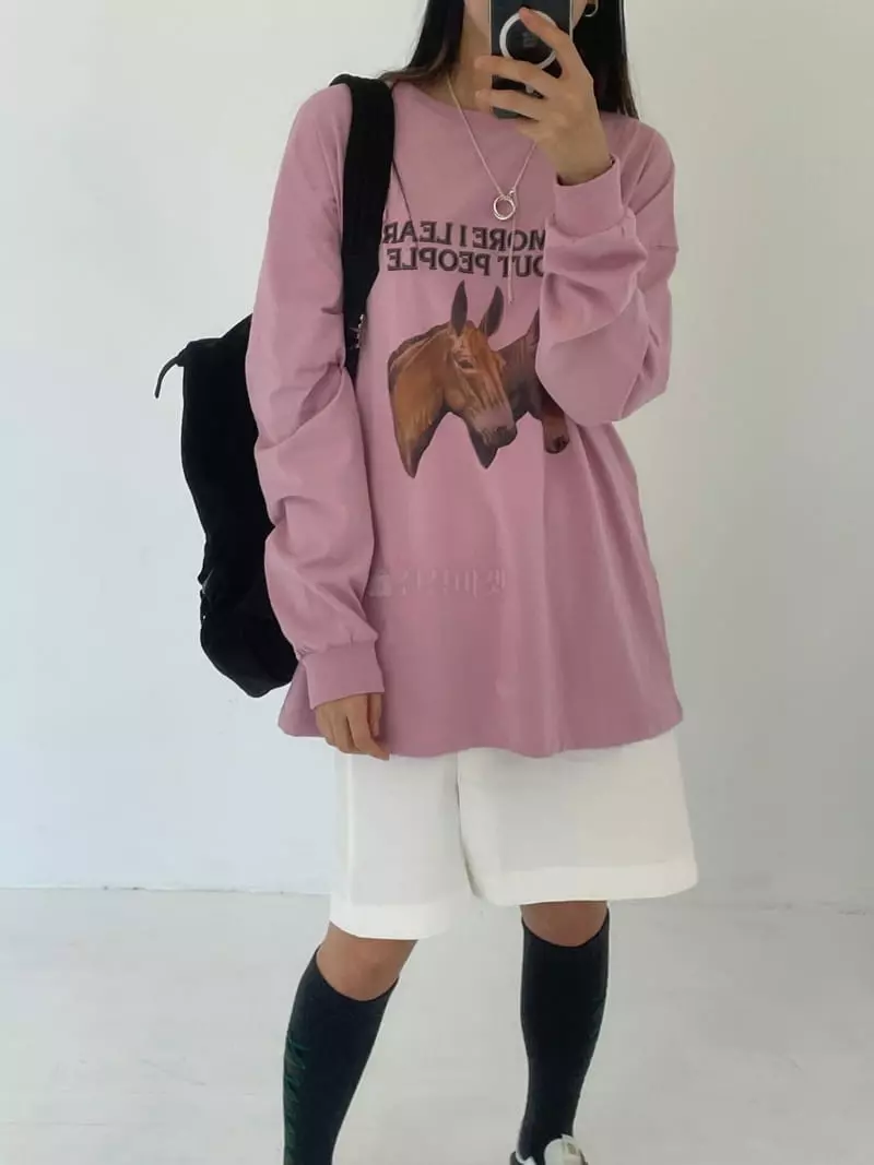 Kare - Korean Women Fashion - #momslook - Holls Tee - 10
